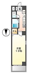 ITOH弐番館 1Kの間取図画像