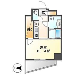 S-RESIDENCESENGENCHO 1Kの間取図画像