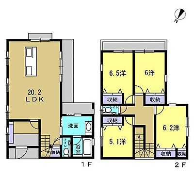 間取り 廿日市市対厳山3丁目　C