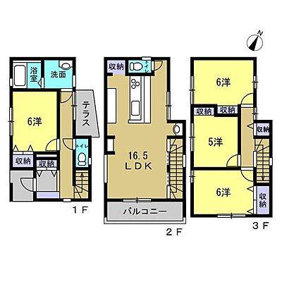 間取り 安佐南区東原3丁目　6