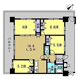 アルファステイツ広公園 4LDKの間取り