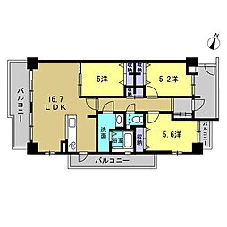 間取図画像 3LDK
