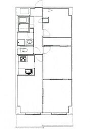 エバーグリーン江波山 3LDKの間取図画像