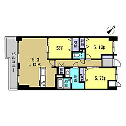 サーパス田方南 3LDKの間取図画像