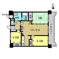 ダイアパレスプロムナード加古町 3LDKの間取図画像