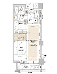 PARKHOMES東中野 1LDKの間取図画像