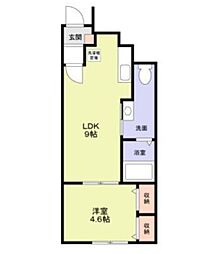 SORA 1LDKの間取図画像