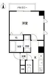 吉祥寺V'sビル 1Kの間取図画像