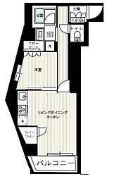 セジョリ新宿西落合 1LDKの間取図画像