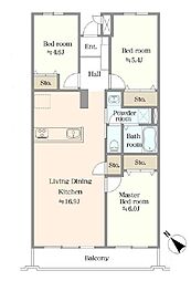 間取図画像 3LDK