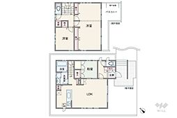 名古屋市天白区平針南2丁目 一戸建て 3LDKの間取り