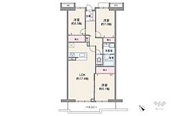 間取図画像 3LDK