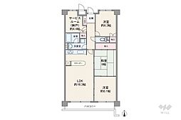 間取図画像 3SLDK