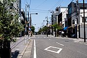 覚王山商店街の外観