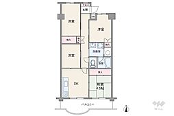 檀渓アイリス 4DKの間取図画像