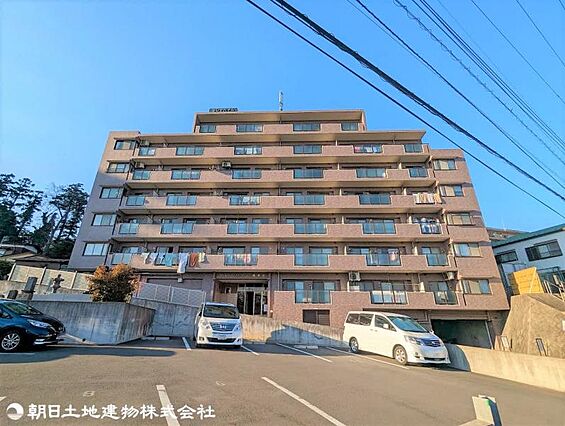 爽やかな青空の...