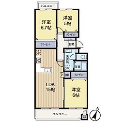 間取図画像 3LDK