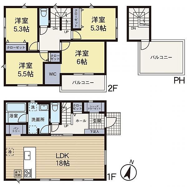 間取りを拡大表示