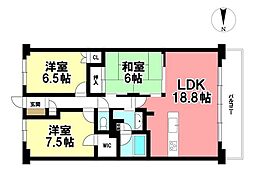 間取図画像 3LDK