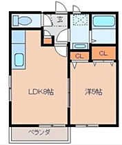 サンリバー大石 202号 ｜ 福岡県久留米市大石町92-1（賃貸アパート1LDK・2階・31.88㎡） その2