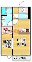 CS津福  ｜ 福岡県久留米市津福今町166-1（賃貸アパート1LDK・3階・33.63㎡） その2