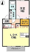 ウィルモア藤光 A201号 ｜ 福岡県久留米市藤光1丁目12-6（賃貸アパート1LDK・2階・45.39㎡） その2