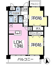 グリーンヒル櫛原 103号室 ｜ 福岡県久留米市東櫛原町1500（賃貸マンション2LDK・1階・57.65㎡） その2