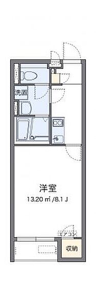 クレイノガーデン　楓 204｜福岡県久留米市梅満町(賃貸アパート1K・2階・25.89㎡)の写真 その2