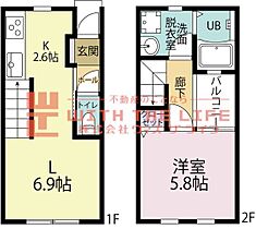 SGpremier(エスジープレミア） D ｜ 福岡県久留米市安武町安武本2917-7（賃貸アパート1LDK・1階・40.01㎡） その2