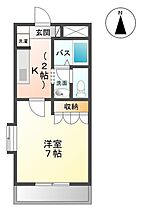 シェラトン 202号 ｜ 福岡県久留米市合川町1898-1（賃貸アパート1K・2階・24.84㎡） その2