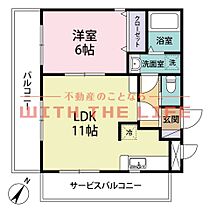 コーポサンフレンズ 101号 ｜ 福岡県久留米市東櫛原町749-1（賃貸マンション1LDK・1階・40.80㎡） その2