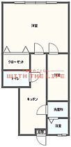 サンマリノ草野 B102号 ｜ 福岡県久留米市草野町草野432-1（賃貸アパート2K・1階・37.37㎡） その2