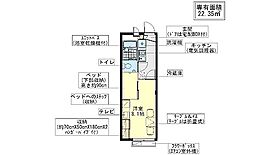 パルマハイツ 203号 ｜ 福岡県久留米市西町269-2（賃貸アパート1K・2階・22.35㎡） その2