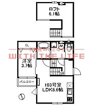 ノクステラ久留米駅南  ｜ 福岡県久留米市大石町2-1（賃貸アパート1LDK・1階・33.11㎡） その2