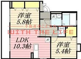 セレッソII番館 201号 ｜ 福岡県久留米市津福今町308-12（賃貸アパート2LDK・2階・55.00㎡） その2