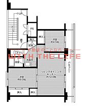 福岡県八女市室岡1236-1（賃貸マンション2LDK・1階・53.08㎡） その2