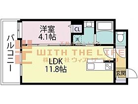 アポロ久留米東町 303号 ｜ 福岡県久留米市東町5-1（賃貸マンション1LDK・3階・35.22㎡） その2