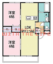 フィオーレII 201号 ｜ 福岡県久留米市御井旗崎1丁目10-35（賃貸アパート1LDK・2階・57.29㎡） その2