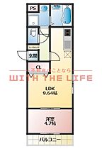 THENOBLES諏訪野町I  ｜ 福岡県久留米市諏訪野町2249-4（賃貸アパート1LDK・2階・33.14㎡） その2