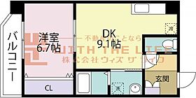 ソレイユコート東町 303号 ｜ 福岡県久留米市東町506-11（賃貸マンション1LDK・3階・40.26㎡） その2