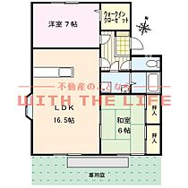 カサグランデII 105号 ｜ 福岡県久留米市江戸屋敷2丁目23-12（賃貸アパート2LDK・1階・66.00㎡） その2