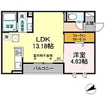 D-roomTMII（ティーエムツー） 105号 ｜ 福岡県久留米市御井町1690-11（賃貸アパート1LDK・1階・41.89㎡） その2