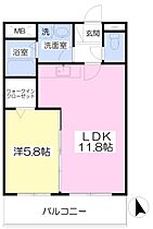 エスペランサ希望 305号 ｜ 福岡県久留米市東合川町370-5（賃貸マンション1LDK・3階・40.42㎡） その2