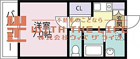 ティファニーヒルズ 803号 ｜ 福岡県久留米市通町6-18（賃貸マンション1K・8階・24.00㎡） その2