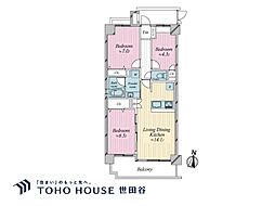 ファミール荻窪 3SLDKの間取図画像