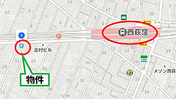 地図を拡大表示
