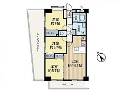 間取図画像 3LDK