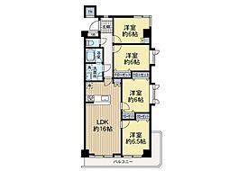 ライオンズマンション登戸第2 4LDKの間取図画像