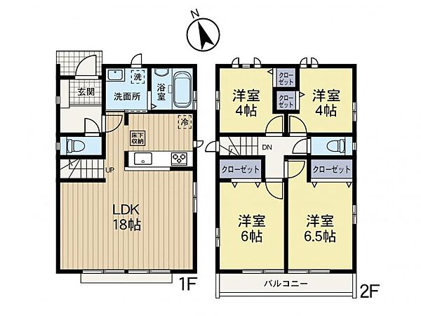 間取りを拡大表示