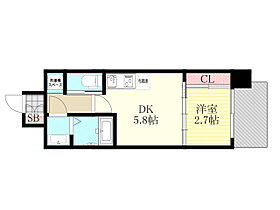 セレニテ東三国ミラク  ｜ 大阪府大阪市淀川区東三国２丁目（賃貸マンション1DK・15階・24.88㎡） その2